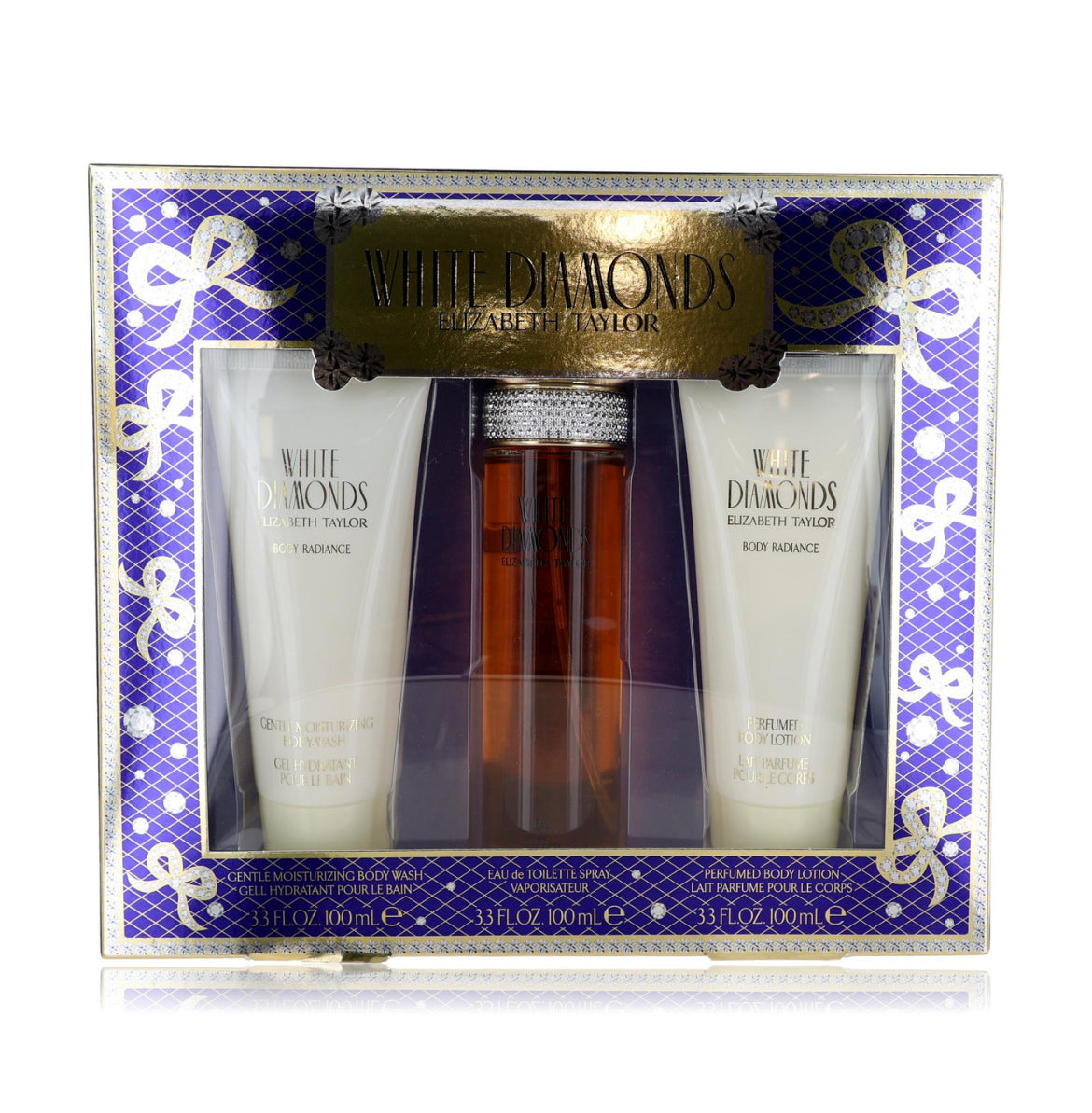 White Diamonds by Elizabeth Taylor, 3 Piece Set for Women
