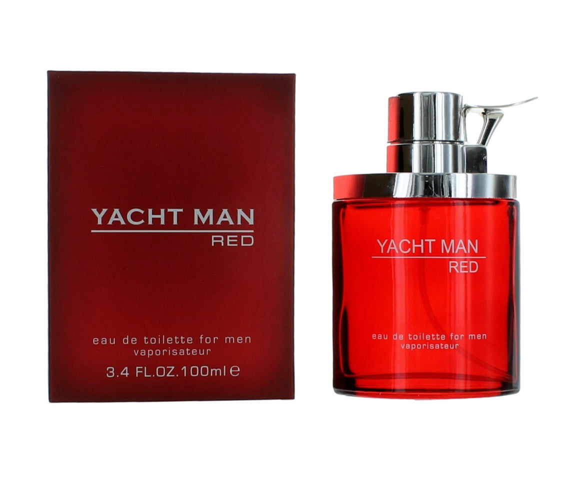 Yacht Man Red by Myrurgia, 3.4 oz EDT Spray for Men