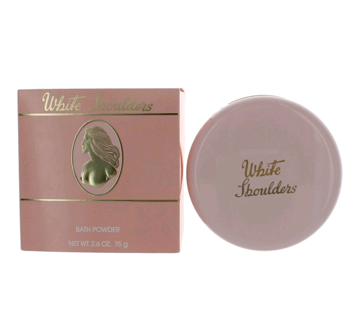 White Shoulders by Parfums International, 2.6 oz Bath Powder for Women