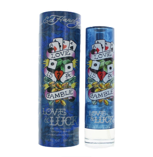 Ed Hardy Love & Luck by Christian Audigier, 3.4 oz EDT Spray for Men