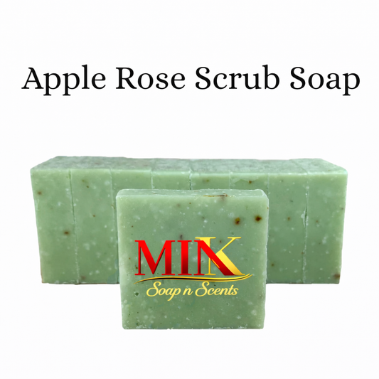 Apple Rose Scrub Soap