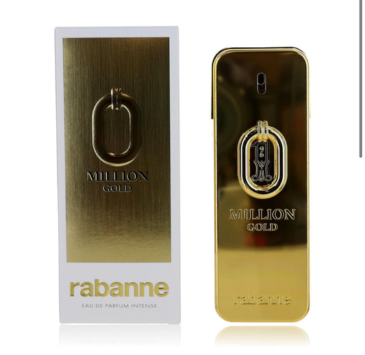 1 Million Gold by Paco Rabanne, 3.4 oz EDP Intense spray for Men