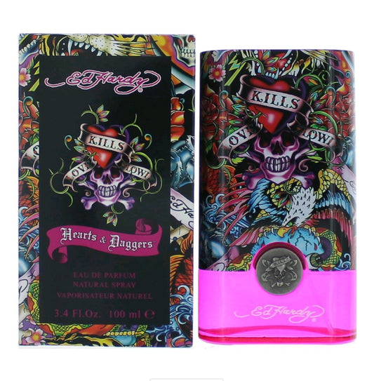 Ed Hardy Hearts & Daggers by Christian Audigier, 3.4oz EDP Spray women