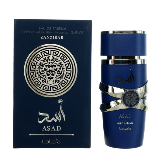 Asad Zanzibar by Lattafa, 3.4 oz EDP Spray for Men
