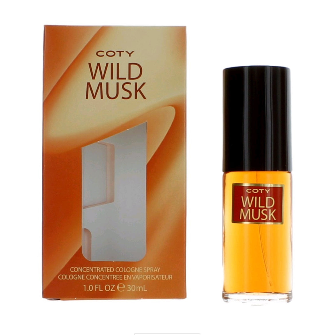 Wild Musk by Coty, 1 oz Cologne concentrated Spray for Women