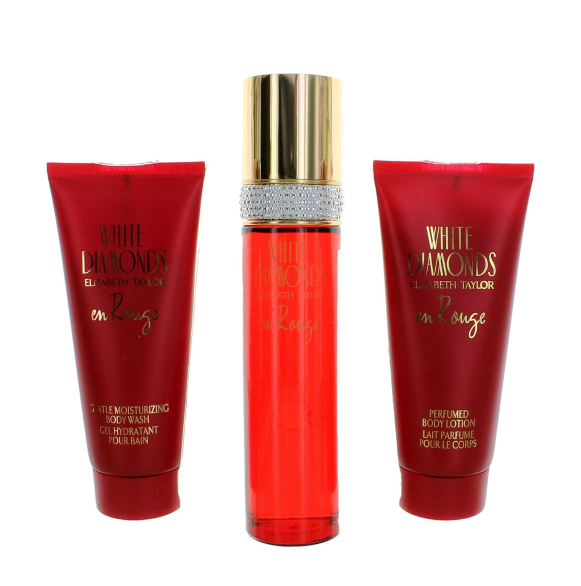 White Diamonds En Rouge by Elizabeth Taylor, 3 Piece Gift Set women