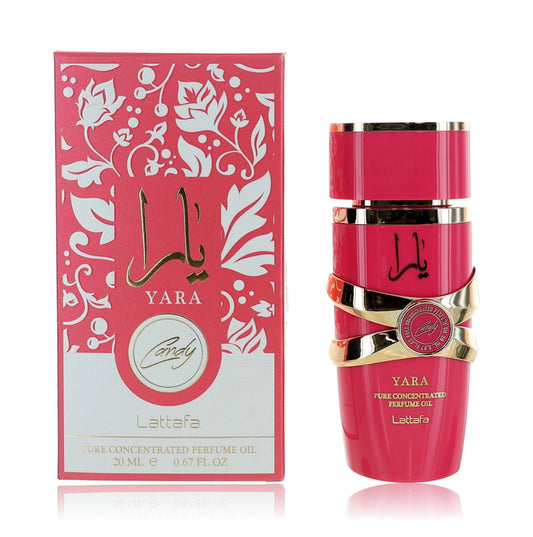 Yara Candy by Lattafa, 0.7 oz Concentrated Perfume Oil for Women