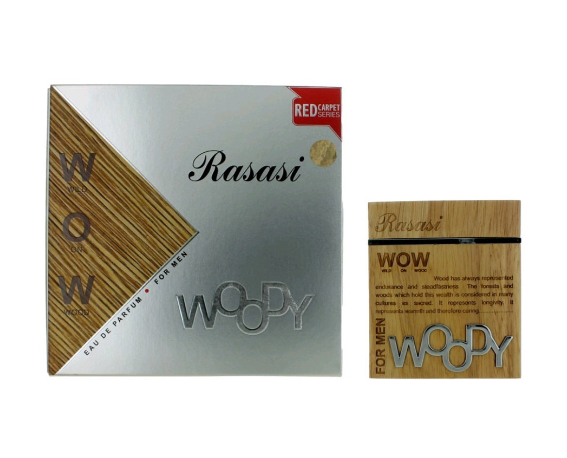 Woody by Rasasi, 2 oz EDP Spray for Men