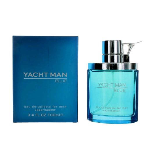 Yacht Man Blue by Myrurgia, 3.4 oz EDT Spray for Men